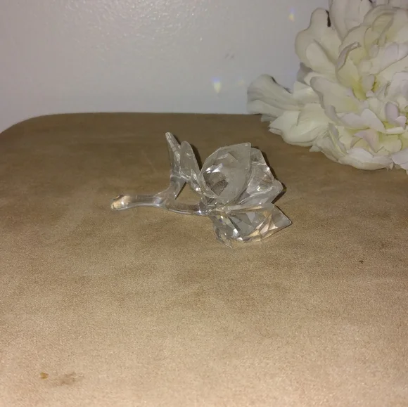 Swarovski Crystal The Rose Flower Statue - Picture 6 of 10